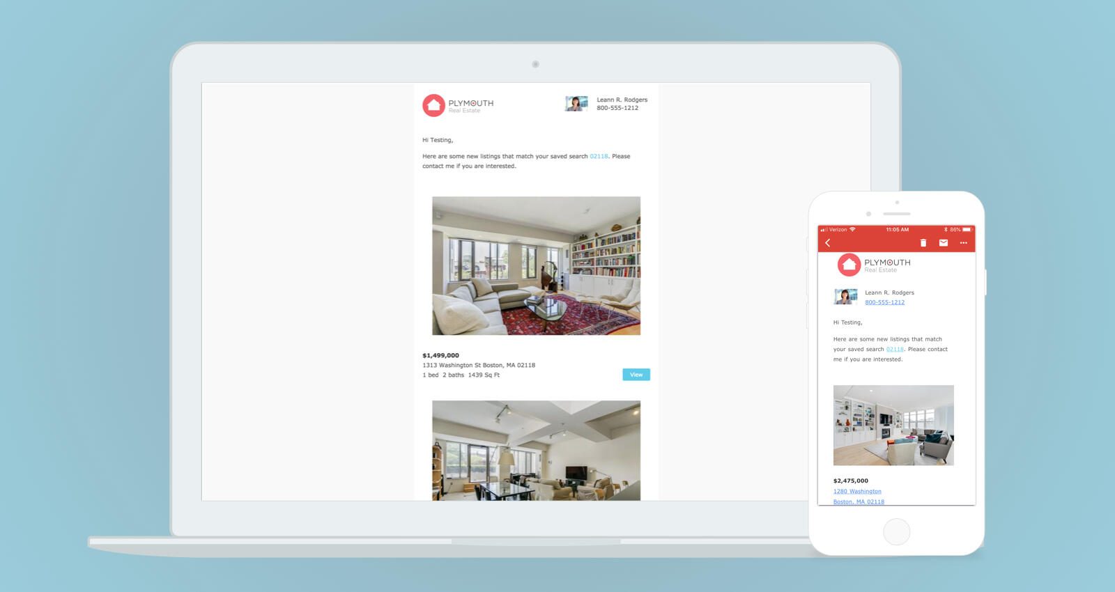 Desktop and mobile ss email